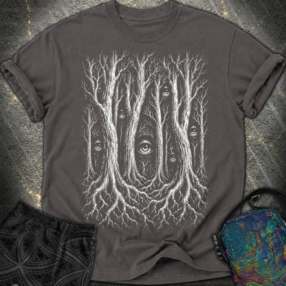 Forest Consciousness Watching - Forest Consciousness Watching Comfort T-Shirt - Graphite