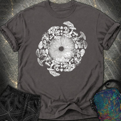 Mushroom Iris Comfort T-Shirt - Mushroom Iris Comfort T-Shirt - Graphite