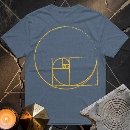 Golden Ratio Spiral Circle T-Shirt
