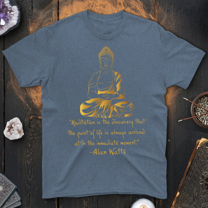 Alan Watts Meditation Buddha T-Shirt