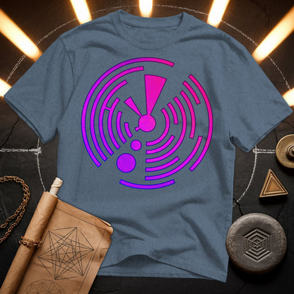 Crop Circle Electric Pink T-Shirt