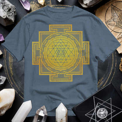 Sri Yantra Intricate Patterns T-Shirt