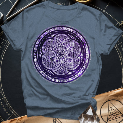 Seed Of Life Tribal Sacred Geometry T-Shirt