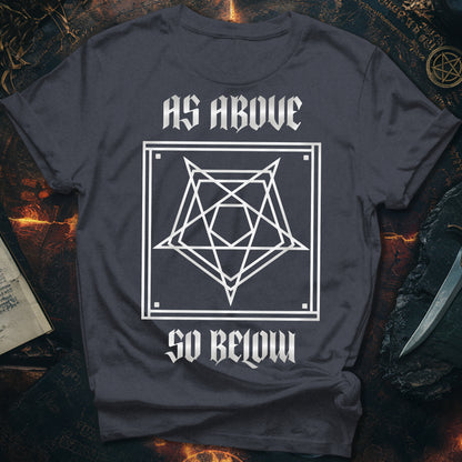 As Above So Below Star Unisex T-Shirt