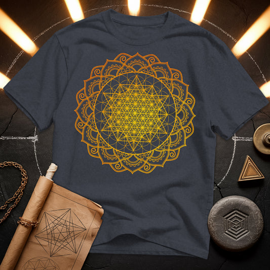 Tetrahedron Mandala T-Shirt