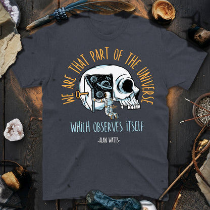 Alan Watts Part Of Universe T-Shirt