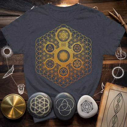 Metatron's Platonic Solids T-Shirt