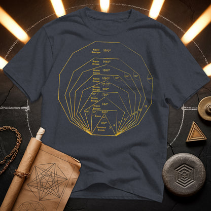 Regular Polygons Mathematical Art T-Shirt