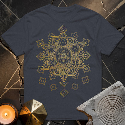 Metatron and Platonic Solids T-Shirt