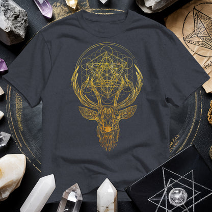 Metatron's Cube Deer T-Shirt