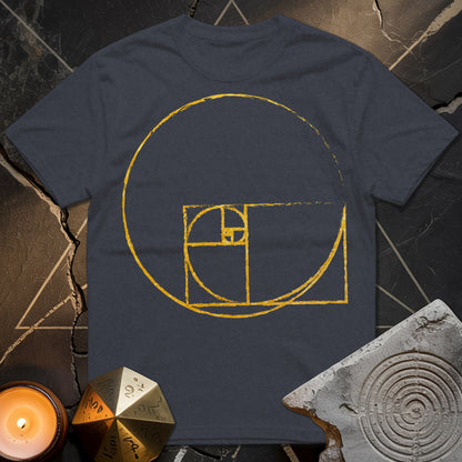 Golden Ratio Spiral Circle T-Shirt