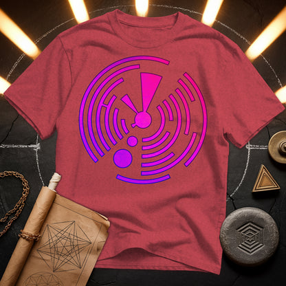 Crop Circle Electric Pink T-Shirt