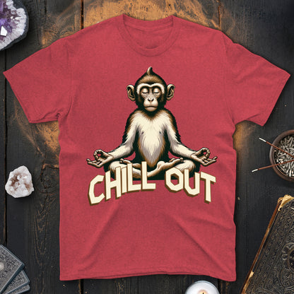 Chill Out Meditating Monkey T-Shirt