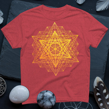 Metatron's Cube Grid T-Shirt