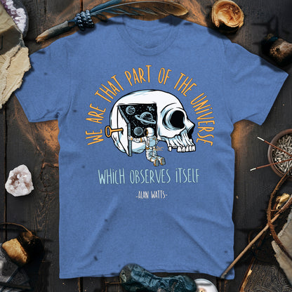 Alan Watts Part Of Universe T-Shirt
