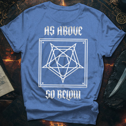 As Above So Below Star Unisex T-Shirt
