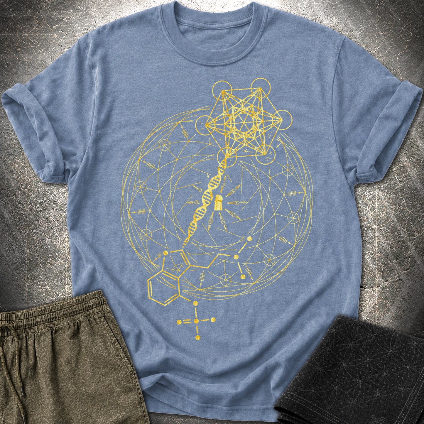 Psilocybin Key To Universe - Psilocybin Key To Universe T-Shirt - Heather Indigo
