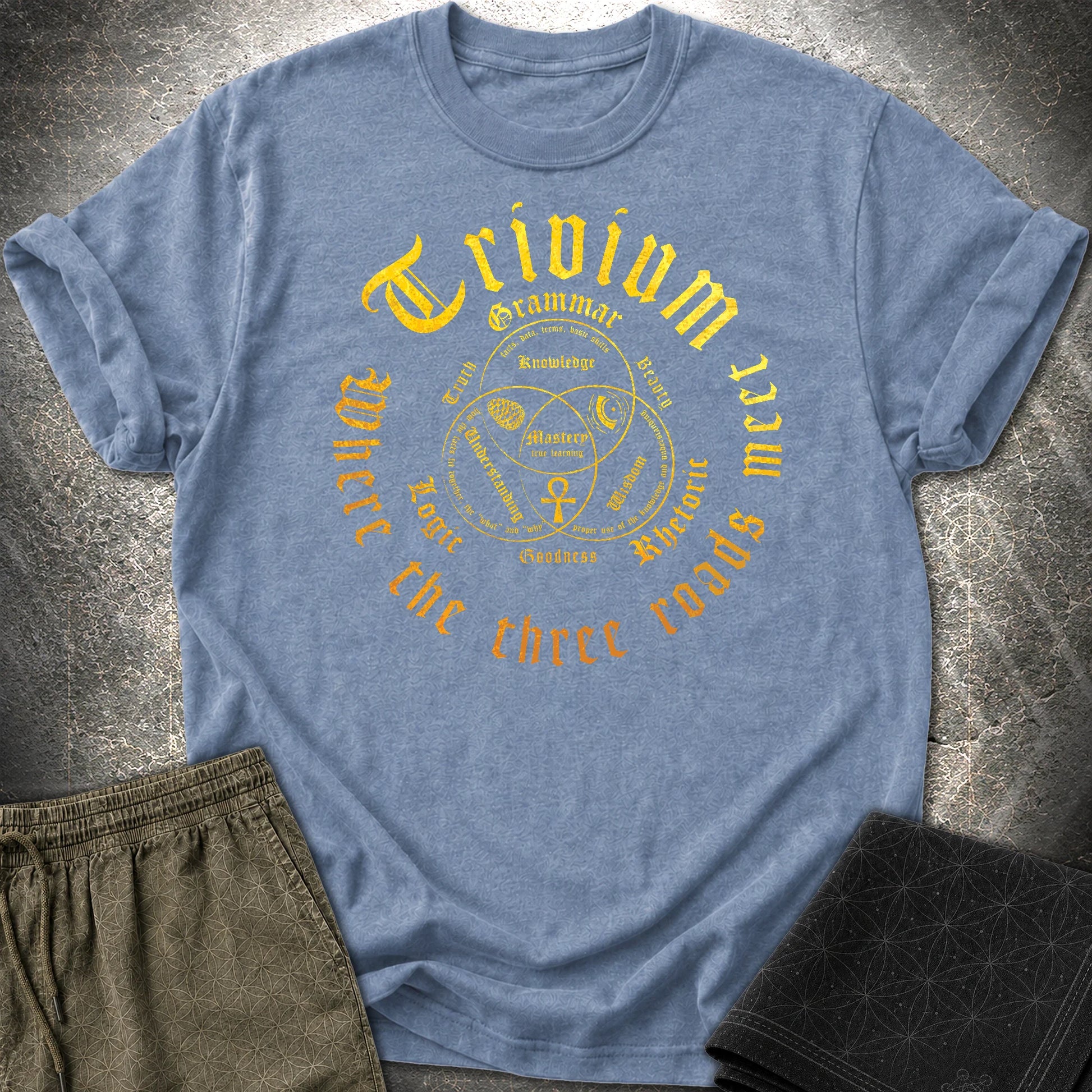 Trivium T-Shirt - Trivium T-Shirt - Heather Indigo
