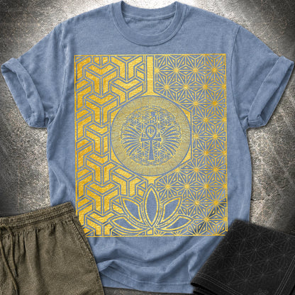 Ancient Egypt T-Shirt - Ancient Egypt T-Shirt - Heather Indigo