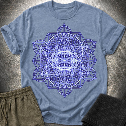Vesica Eye Of The Universe - Vesica Eye Of The Universe T-Shirt - Heather Indigo