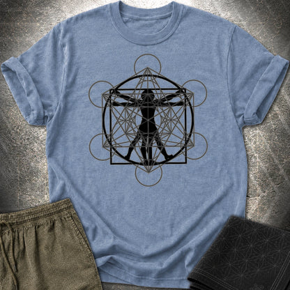 Vitruvian Metatron T-Shirt - Vitruvian Metatron T-Shirt - Heather Indigo