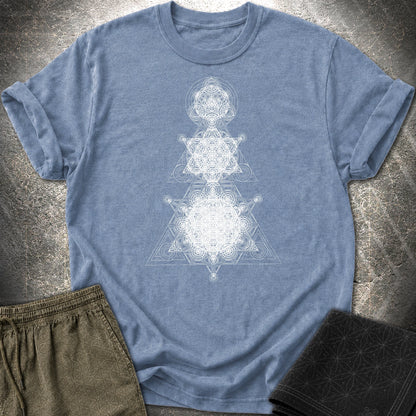 Sacred Tower T-Shirt - Sacred Tower T-Shirt - Heather Indigo