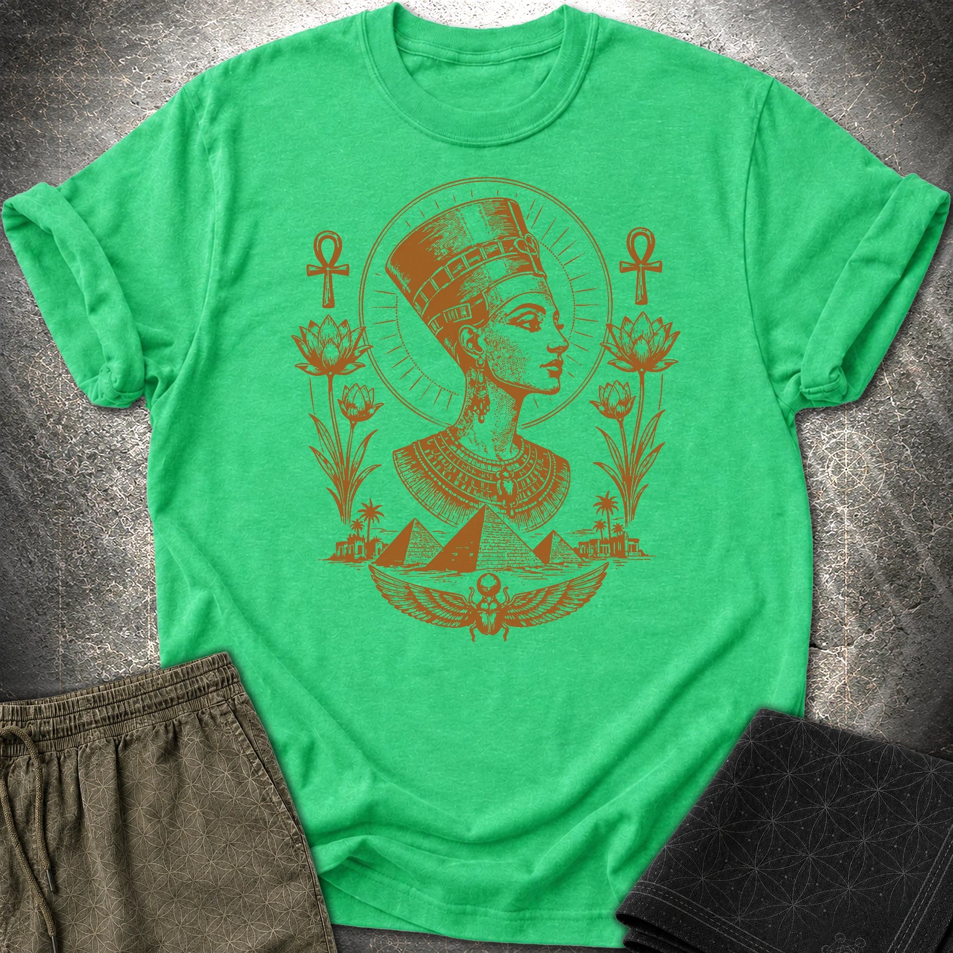 Royal Queen of the Nile - Royal Queen of the Nile T-Shirt - Heather Irish Green