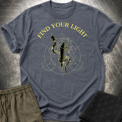 Find Your Light T-Shirt - Find Your Light T-Shirt - Heather Navy