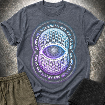 Alan Watts You Are The Universe T-Shirt - Alan Watts You Are The Universe T-Shirt - Heather Navy