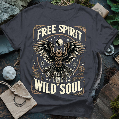 Free Spirit Wild Soul Owl T-Shirt