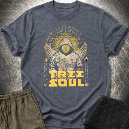 Free Soul T-Shirt - Free Soul T-Shirt - Heather Navy