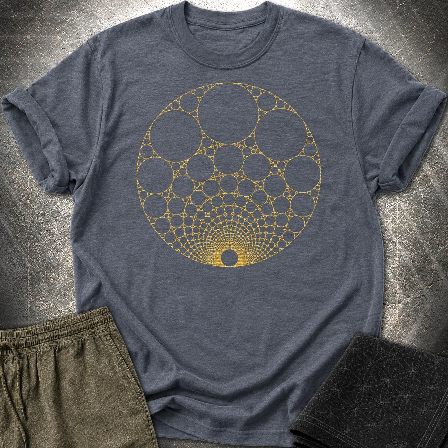 Apollonian Gasket T-Shirt - Apollonian Gasket T-Shirt - Heather Navy