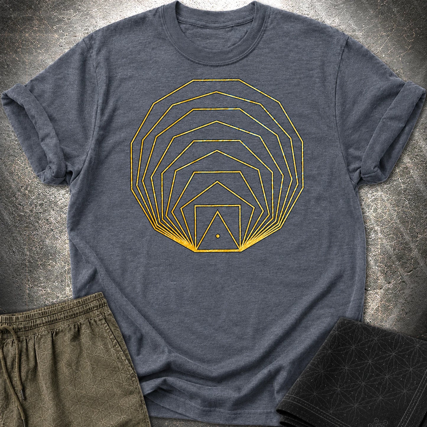 Begining Of The Universe T-Shirt - Begining Of The Universe T-Shirt - Heather Navy
