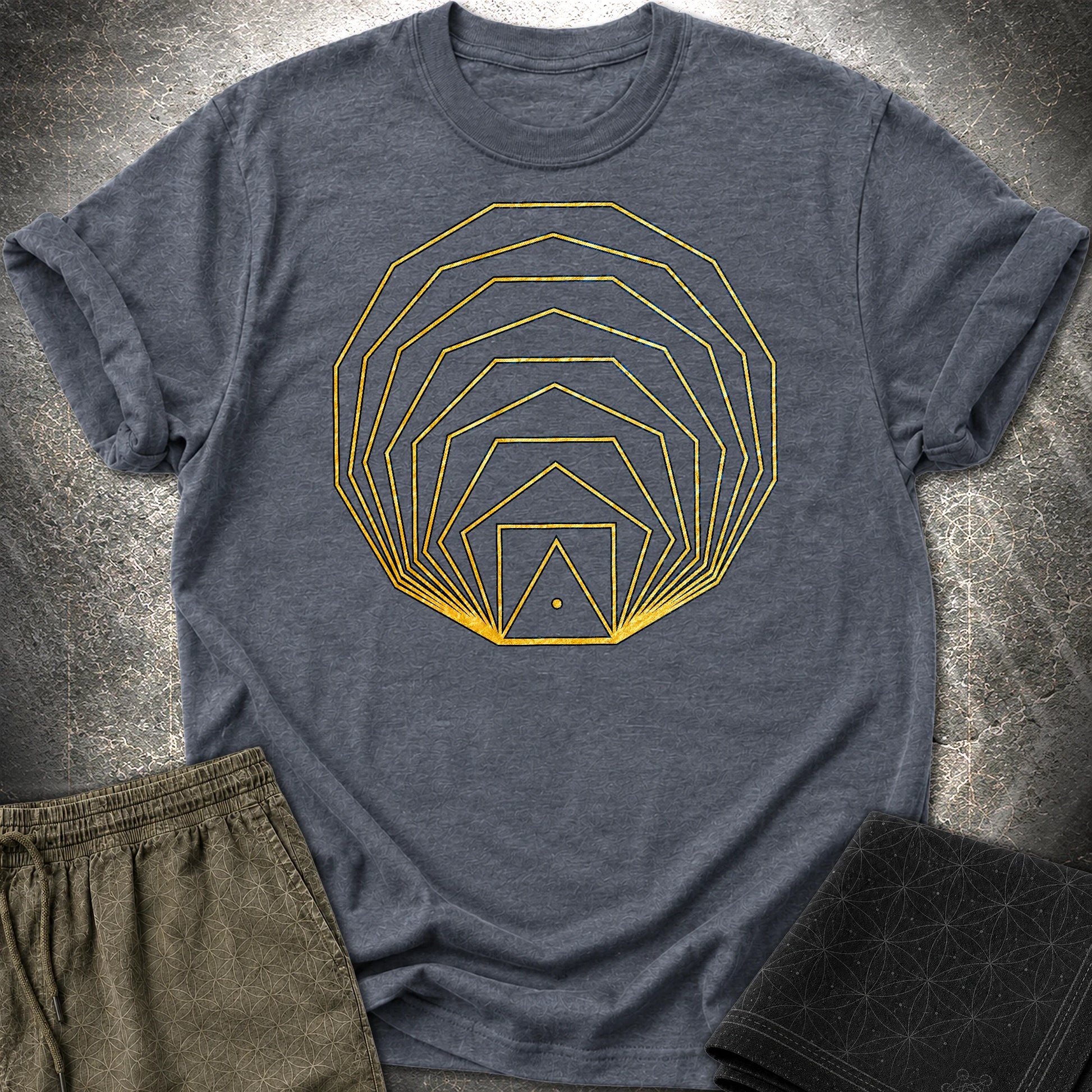 Begining Of The Universe T-Shirt - Begining Of The Universe T-Shirt - Heather Navy