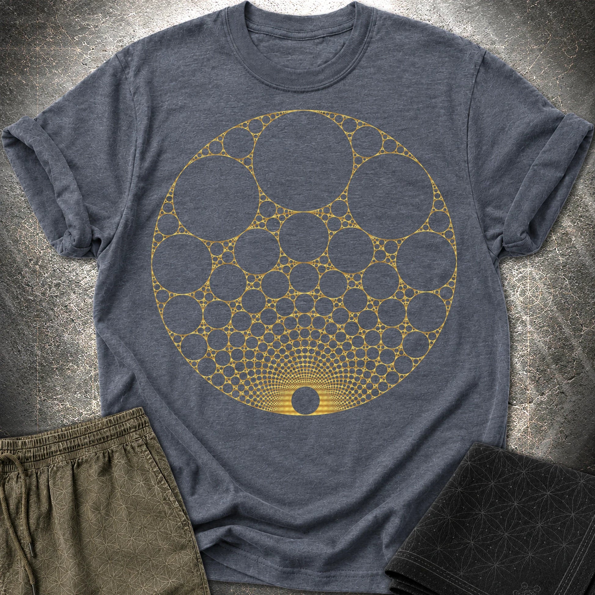 Apollonian Gasket T-Shirt - Apollonian Gasket T-Shirt - Heather Navy