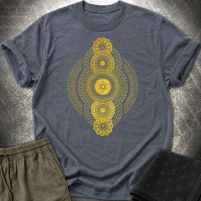 Metatron's Geometric Explosion T-Shirt - Metatron's Geometric Explosion T-Shirt - Heather Navy