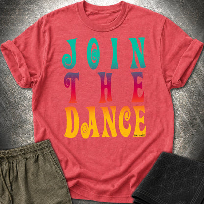Alan Watts Join The Dance T-Shirt - Alan Watts Join The Dance T-Shirt - Heather Red