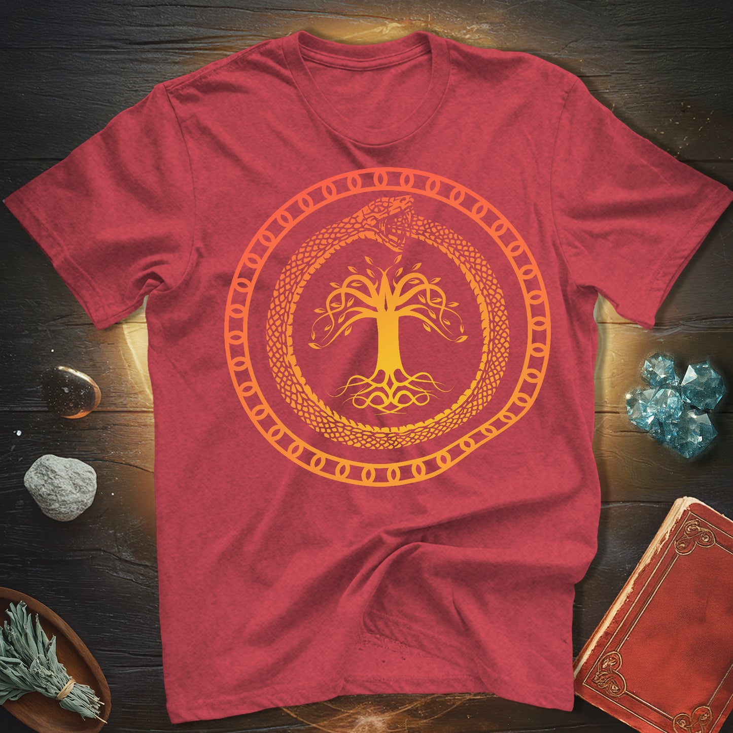 Ouroboros Tree Of Life Unisex T-Shirt