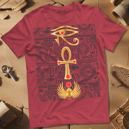 Horus Ankh Scarab Egypt T-Shirt
