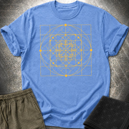 Phi Spirals T-Shirt - Phi Spirals T-Shirt - Heather Royal