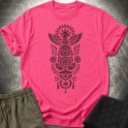 Totem Black - Totem Black T-Shirt - Heliconia