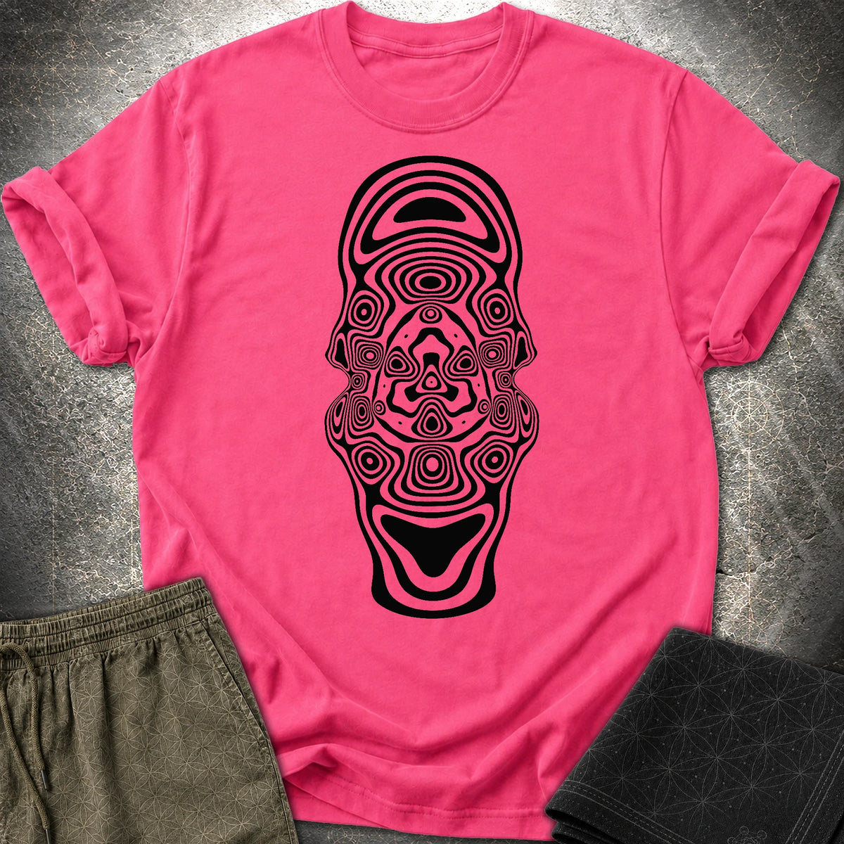Mind Blown Black T-Shirt - Mind Blown Black T-Shirt - Heliconia