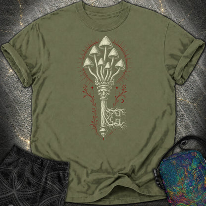 The Mushroom Key Comfort T-Shirt - The Mushroom Key Comfort T-Shirt - Hemp