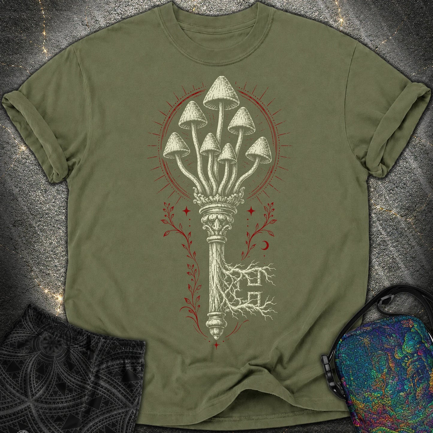 The Mushroom Key - The Mushroom Key Comfort T-Shirt - Hemp