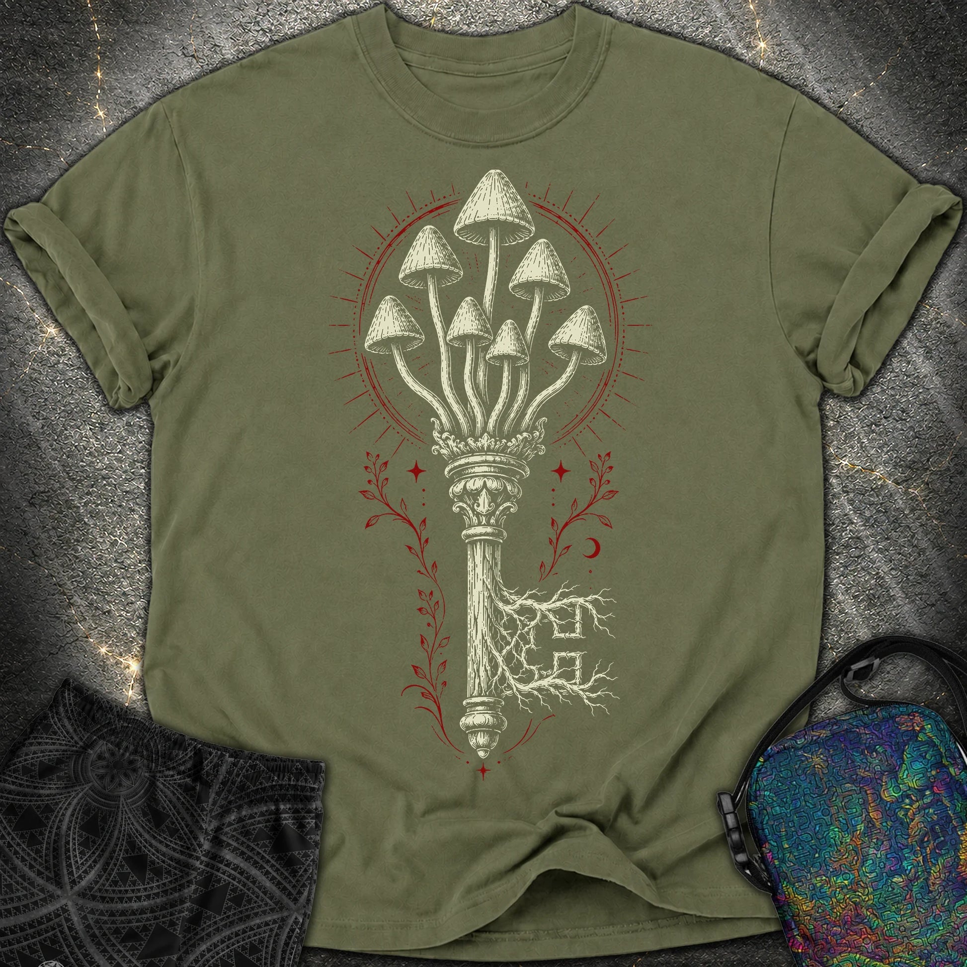 The Mushroom Key - The Mushroom Key Comfort T-Shirt - Hemp