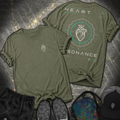 Heart Radiates 2 Sided Comfort T-Shirt - Heart Radiates 2 Sided Comfort T-Shirt - Hemp