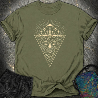 Mycelium Consciousness Comfort T-Shirt - Mycelium Consciousness Comfort T-Shirt - Hemp