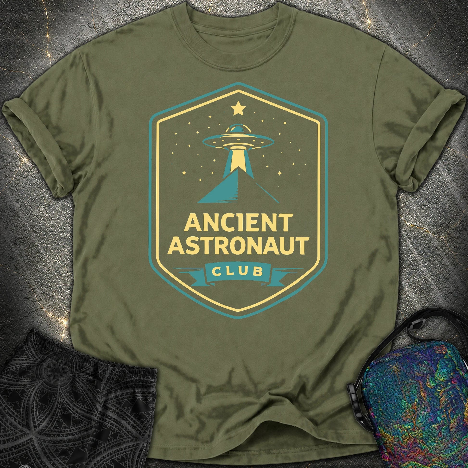 Ancient Astronaut Club - Ancient Astronaut Club Comfort T-Shirt - Hemp