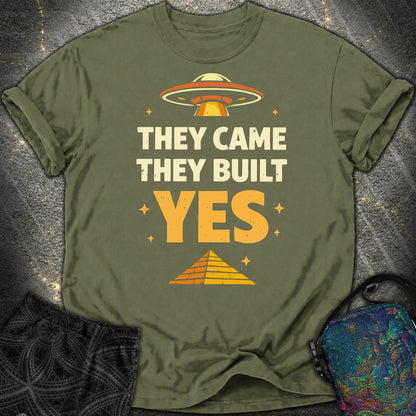 They Came They Built Yes - They Came They Built Yes Comfort T-Shirt - Hemp