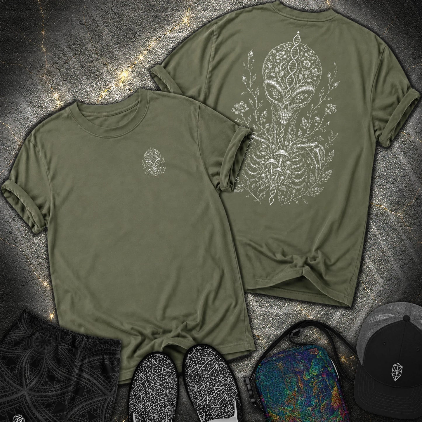 Ultraterrestrial 2 Sided Comfort T-Shirt - Ultraterrestrial 2 Sided Comfort T-Shirt - Hemp